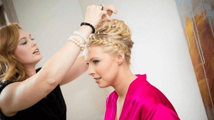 Bridal upstyle